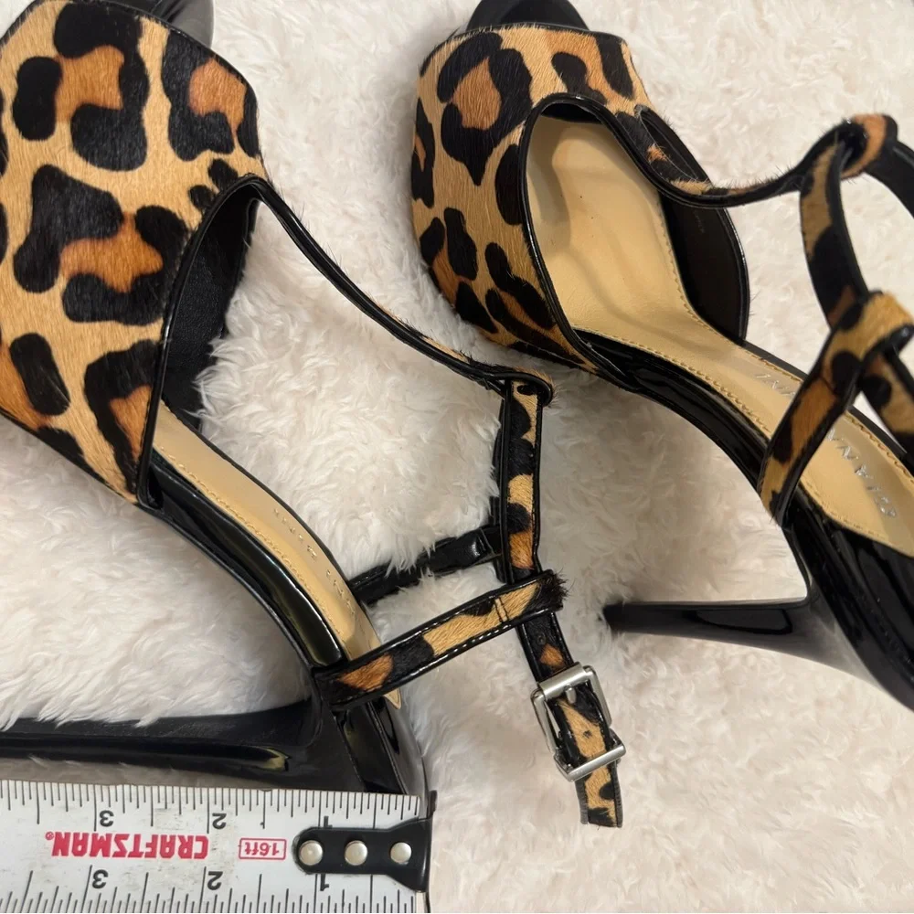 Gianni Bini Animal Print Women's Heels, Size 6.5 - Picture 3 of 6